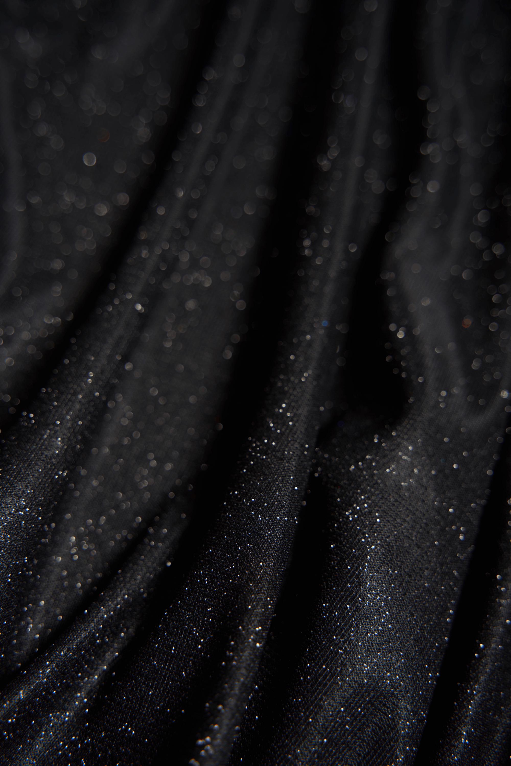 Top-Rated Black Glitter Fabric: Lurex Spandex Knit by the Yard for Weddings, Evening Gowns, Costumes & Backdrops, Prom Dresses and Garments