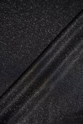 Load image into Gallery viewer, Top-Rated Black Glitter Fabric: Lurex Spandex Knit by the Yard for Weddings, Evening Gowns, Costumes & Backdrops, Prom Dresses and Garments
