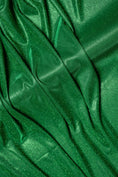 Load image into Gallery viewer, Top-Rated Emerald Green Glitter Lurex Fabric: Spandex Knit by the Yard for Evening Gowns, Costumes & Backdrops, Prom Dresses and Garments
