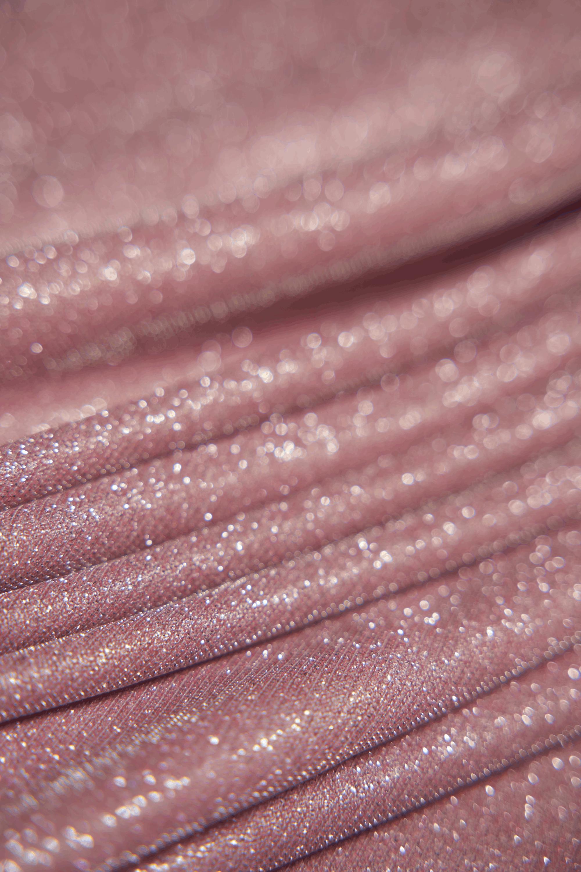 Pink Glitter Lurex Fabric by the Yard | Sparkle Shimmer Wedding & Festival Fabric | Perfect for Evening Gowns, Costumes and  Backdrops.