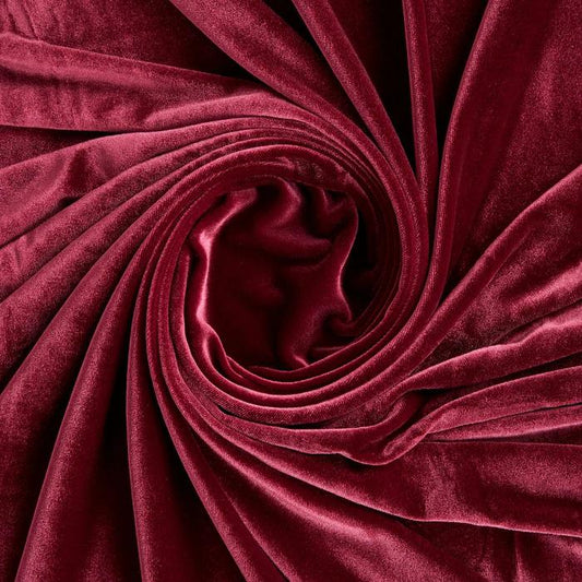 Mauve Velvet Fabric - Stretch 4 Way Luxury Velvet by the Yard for Fashion Apparel, Costumes & Fashion Bows, Evening and Prom Dresses