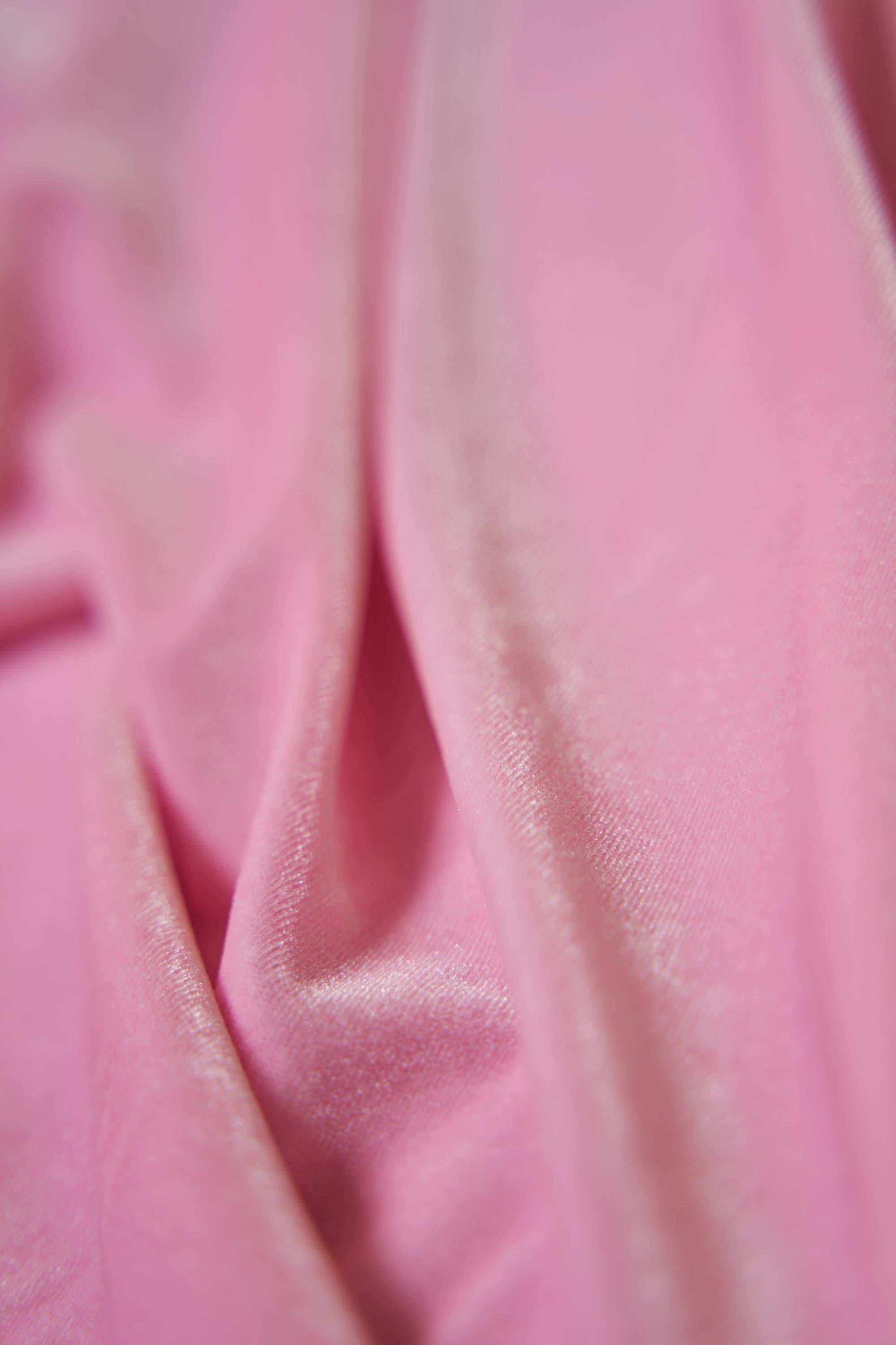 Soft Pink Stretch Velvet Fabric- 4-Way Stretch Dress Material | Perfect for Party Dresses and Crafts -By the Yard for Prom and Evening Gowns