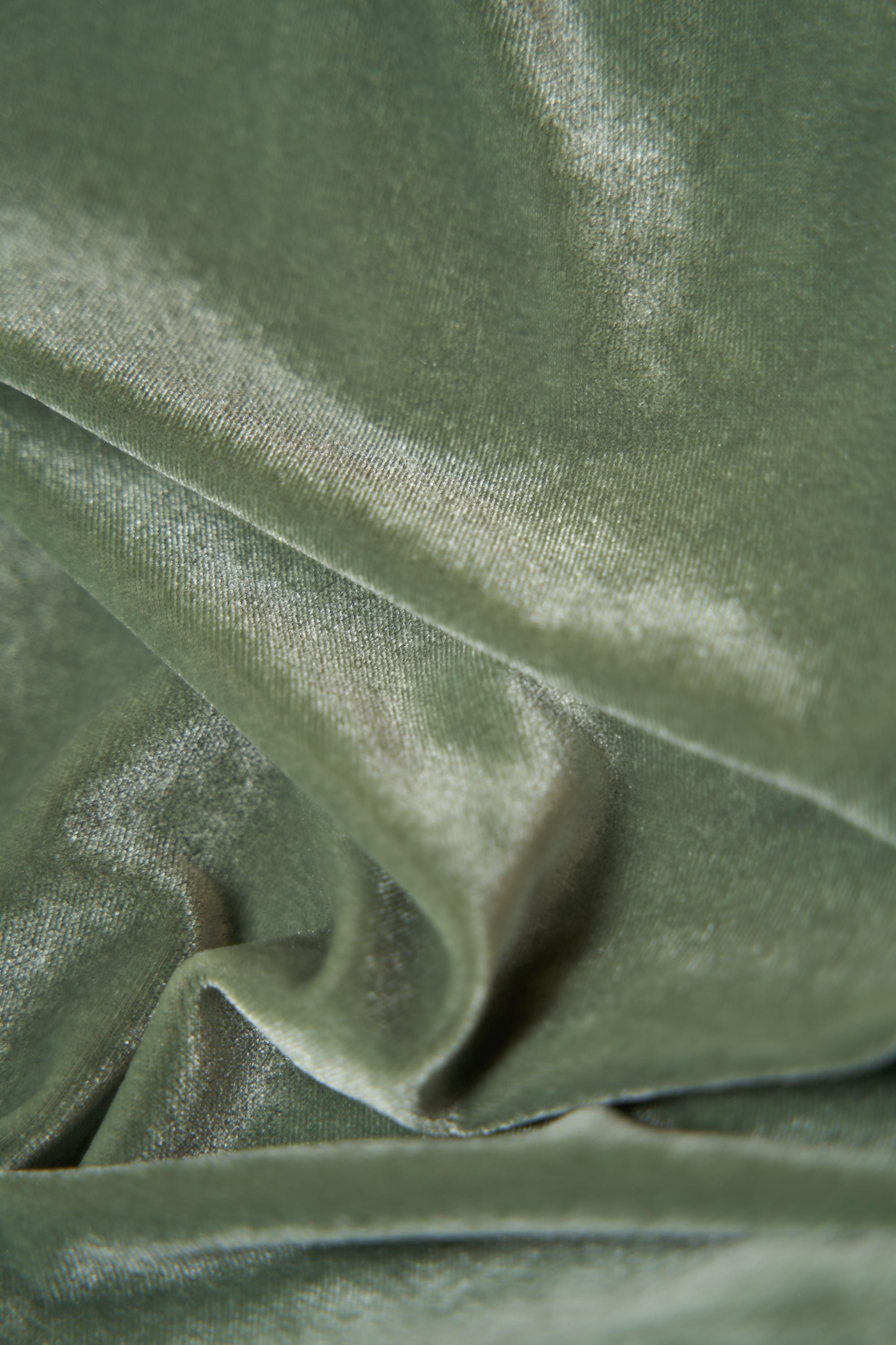 Sage Green Stretch Velvet Fabric-4 Way Stretch Soft Green Velvet by the Yard for Apparel & Crafts. Premium Velvet for Prom and Evening Gowns