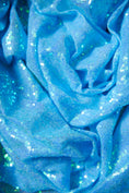 Load image into Gallery viewer, Blue Sequin Fabric by the Yard -3mm Iridescent Stretch Sequins on Mesh for Weddings, Costumes & Glamorous Projects, Prom and Evening Dresses
