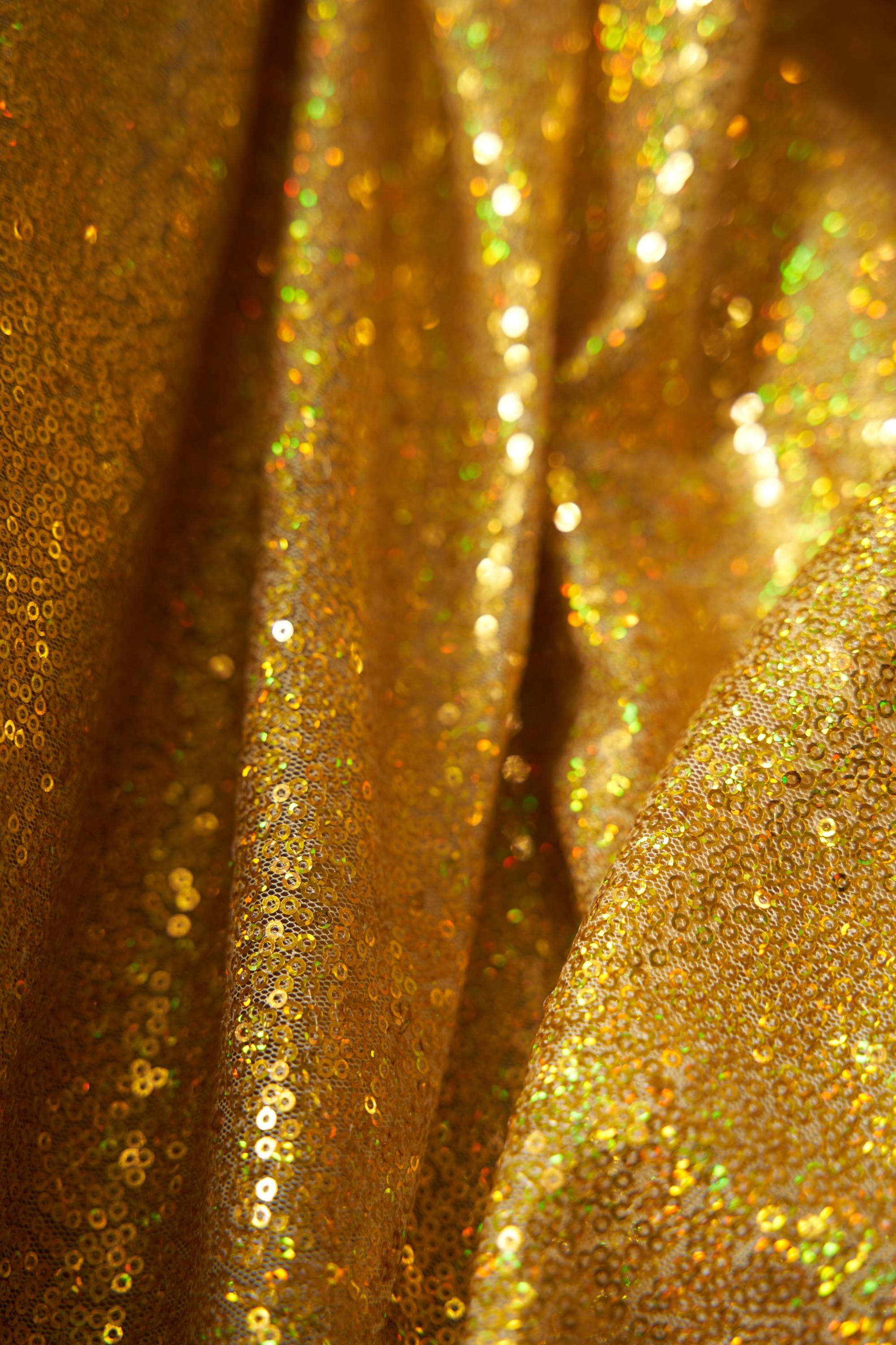 Iridescent Sequin Fabric by the Yard | Glitz Stretch Sequins on Mesh | Shiny Sequin Fabric for Weddings and Events. Prom and evening Dresses