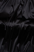 Load image into Gallery viewer, Black Shiny Nylon Spandex, Stretch Fabric by the Yard for Sportswear, Bridal Attire, Evening Dresses, Prom Dresses, Costumes and More.
