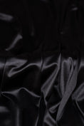 Load image into Gallery viewer, Black Shiny Nylon Spandex, Stretch Fabric by the Yard for Sportswear, Bridal Attire, Evening Dresses, Prom Dresses, Costumes and More.
