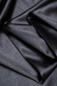 Load image into Gallery viewer, Black Shiny Nylon Spandex, Stretch Fabric by the Yard for Sportswear, Bridal Attire, Evening Dresses, Prom Dresses, Costumes and More.
