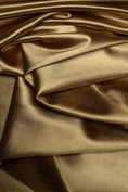 Load image into Gallery viewer, Champagne Shiny Nylon Spandex Stretch Fabric by the Yard | For Sportswear, Bridal Gowns, Evening Dresses, Prom Dresses, Costumes and More
