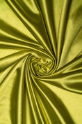 Load image into Gallery viewer, Chartreuse Shiny Nylon Spandex Fabric by the Yard Stretch Fabric for Sportswear, Bridal Attire, Evening Dresses, Prom Dresses & Costumes
