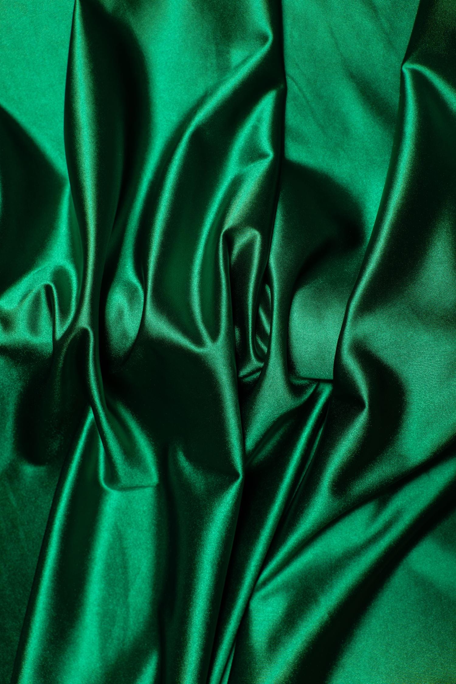 Luxurious Gucci Green Shiny Nylon Spandex Fabric  Stretchy Fabric Perfect for Bridal Gowns, Evening Dresses, Sportswear  Sold by the Yard