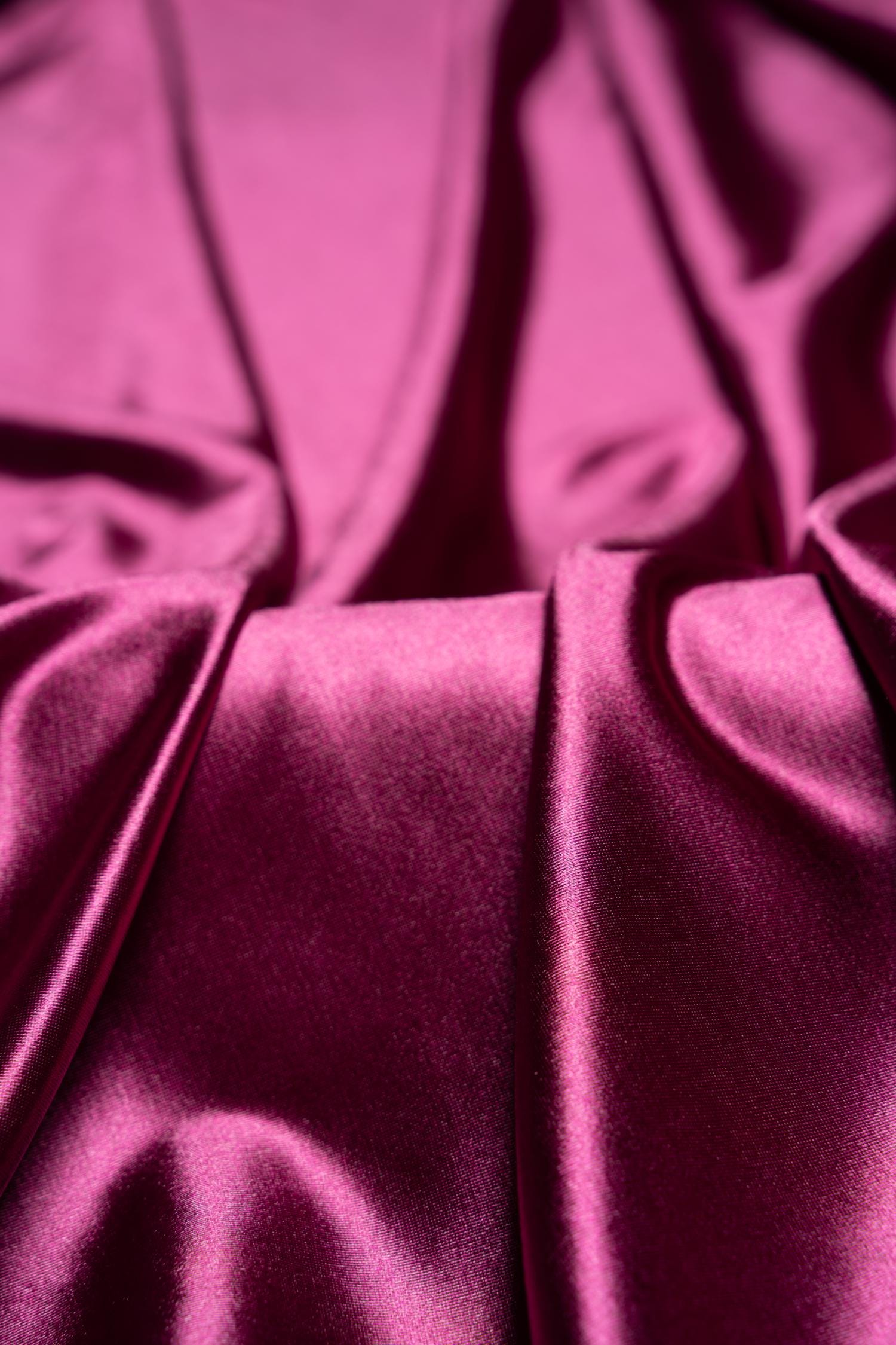 Magenta Shiny Nylon Spandex by the Yard | Stretchy Material for Sportswear, Bridal Attire, Evening Dresses, Prom Dresses and Costumes