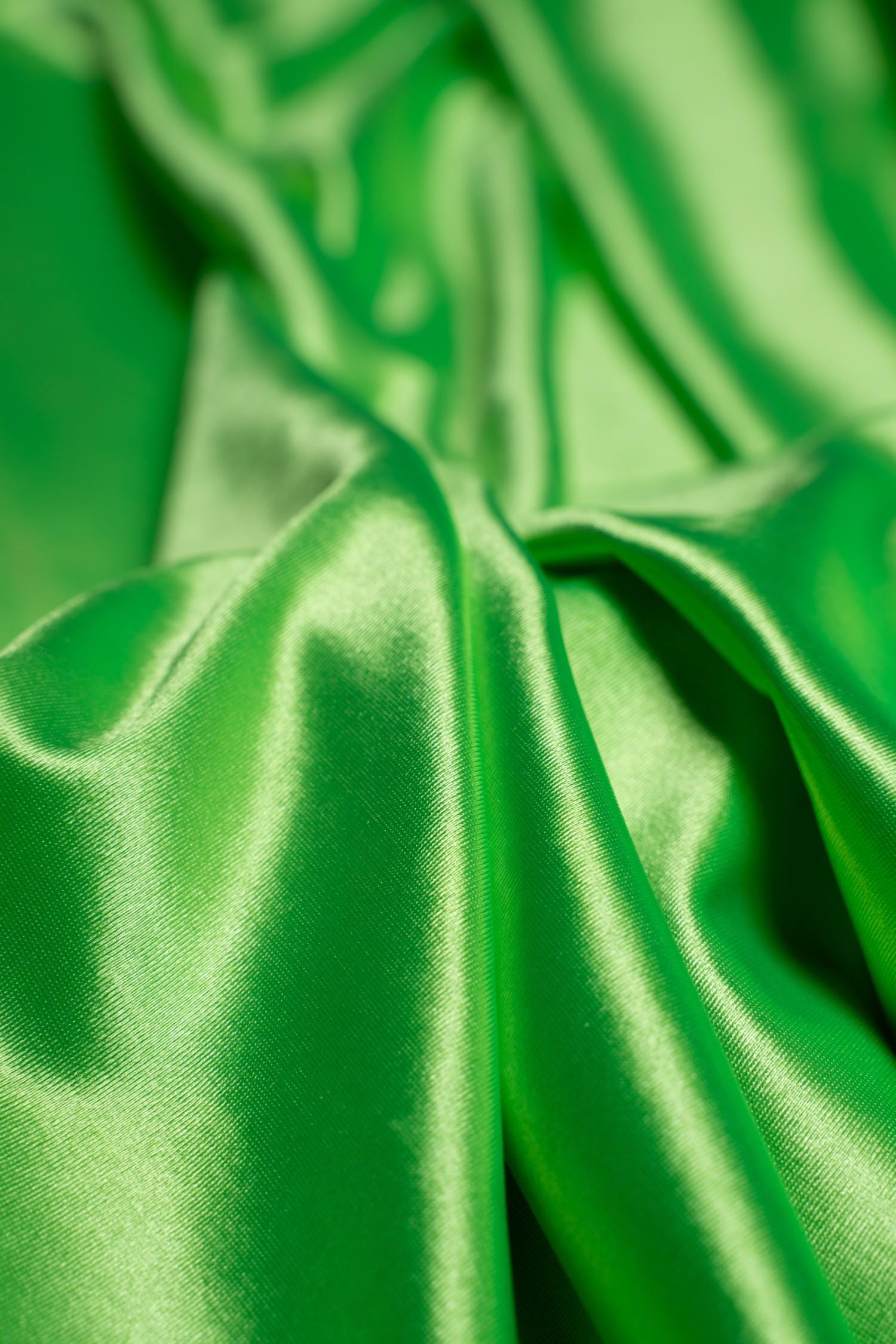 Neon Green Shiny Nylon Spandex Stretch Fabric by the Yard for Sportswear, Bridal Attire, Evening & Prom Dresses, Costumes and Formal Attire