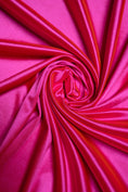 Load image into Gallery viewer, Top-Rated Hot Pink Shiny Nylon Spandex Stretch Fabric by the Yard for Sportswear, Bridal Attire, Evening Dresses, Prom Dresses, Costumes.
