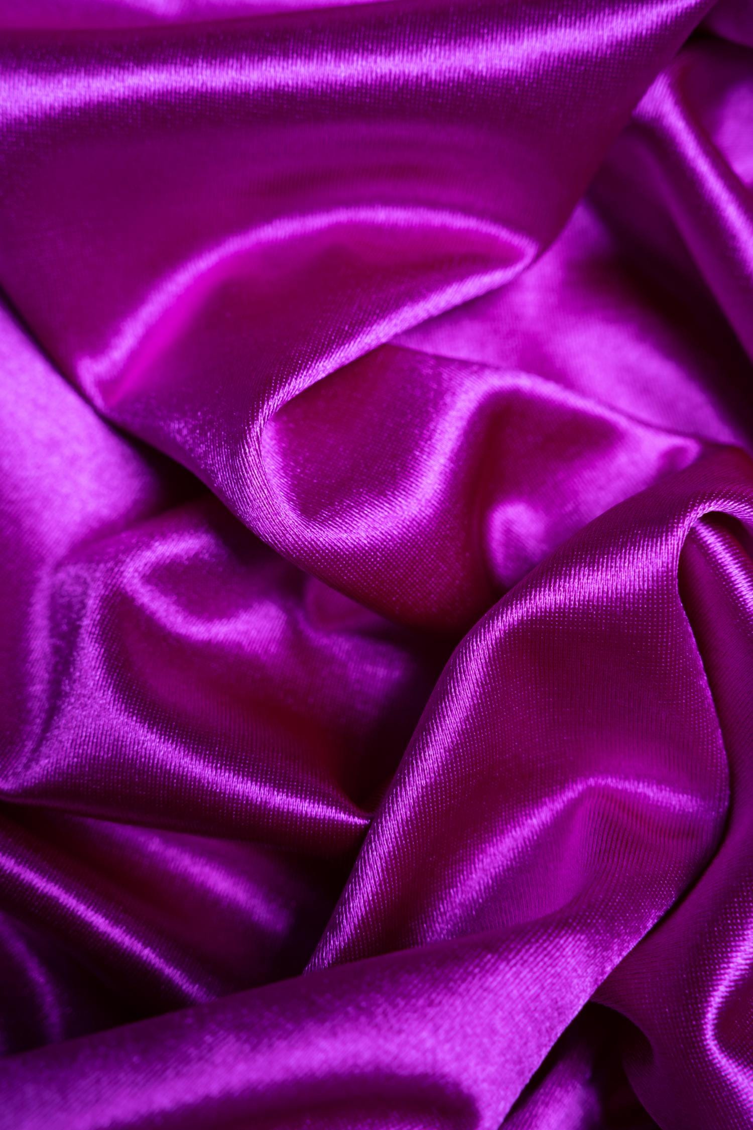 Pink Purple Shiny Nylon Spandex Fabric, Stretchy Fabric by the Yard for Sportswear, Bridal Attire, Evening Dresses, Prom Dresses, Costumes