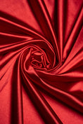 Load image into Gallery viewer, Red Shiny Nylon Spandex, Stretchy Fabric by the Yard for Sportswear, Bridal Attire, Evening & Prom Dresses, Costumes and Formal Attire
