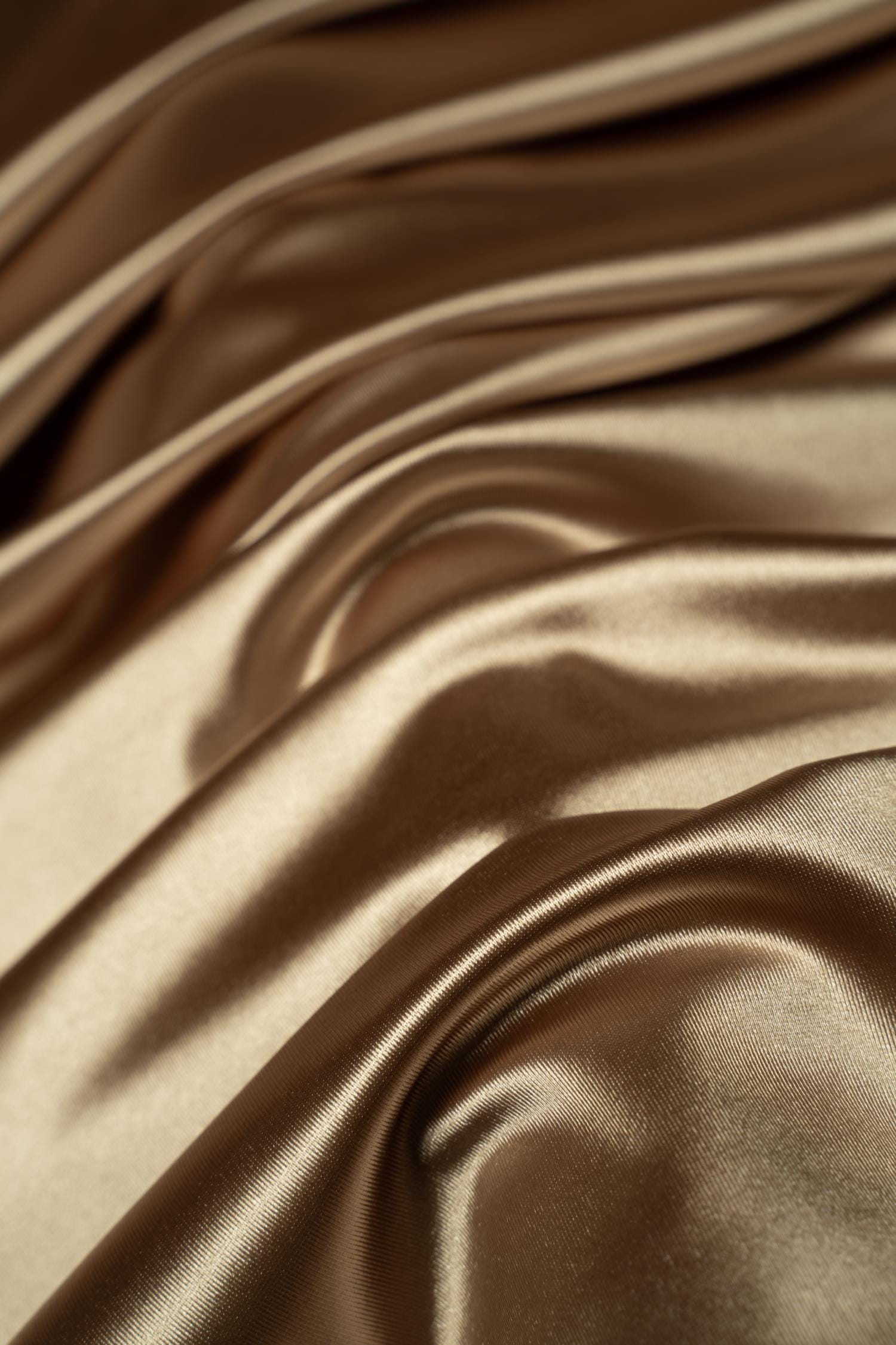 Taupe Shiny Nylon Spandex | Stretchy Fabric by the Yard | Ideal for Sportswear, Bridal Attire, Evening & Prom Dresses, Costumes and More.