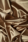 Load image into Gallery viewer, Taupe Shiny Nylon Spandex | Stretchy Fabric by the Yard | Ideal for Sportswear, Bridal Attire, Evening & Prom Dresses, Costumes and More.
