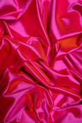 Load image into Gallery viewer, Top-Rated Hot Pink Shiny Nylon Spandex Stretch Fabric by the Yard for Sportswear, Bridal Attire, Evening Dresses, Prom Dresses, Costumes.
