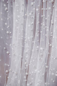 Load image into Gallery viewer, Top-Rated Milky White Pearl Fabric: Elegant Wedding Fabric by the Yard for Bridal Attire, Festival Designs & Unique Creations.
