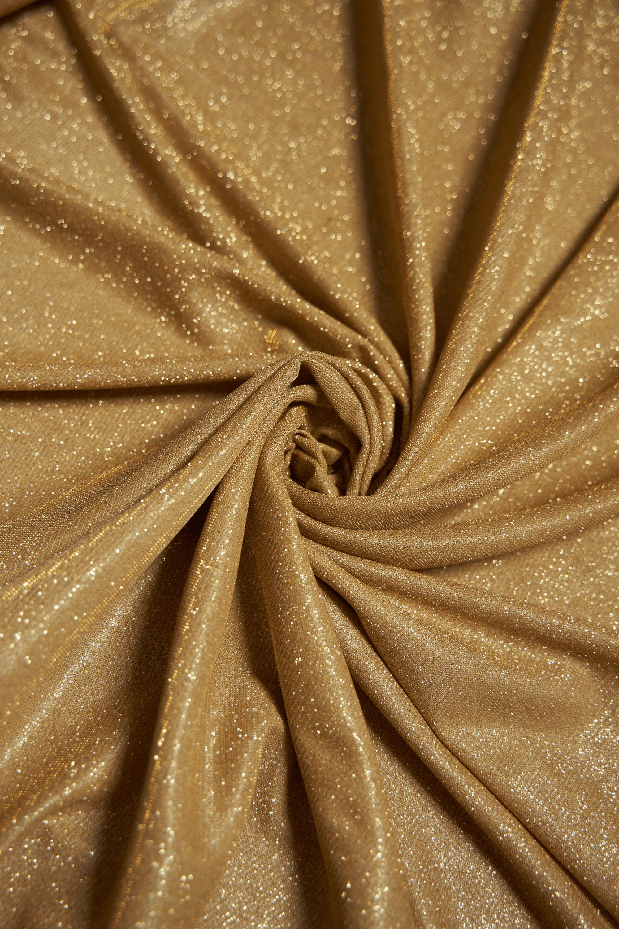 Gold Glitter Fabric | Lurex Spandex Knit by the Yard | Sparkle Shimmer NEXTSTYLE FABRICS Gold Glitter Fabric | Lurex Spandex Knit by the Yard | Sparkle Shimmer NEXTSTYLE FABRICS
