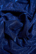 Load image into Gallery viewer, Top-Rated Royal Blue Glitter Fabric: Luxury Lurex Spandex Knit by the Yard for Evening Gowns, Costumes & Backdrops,Prom Dresses and Garments
