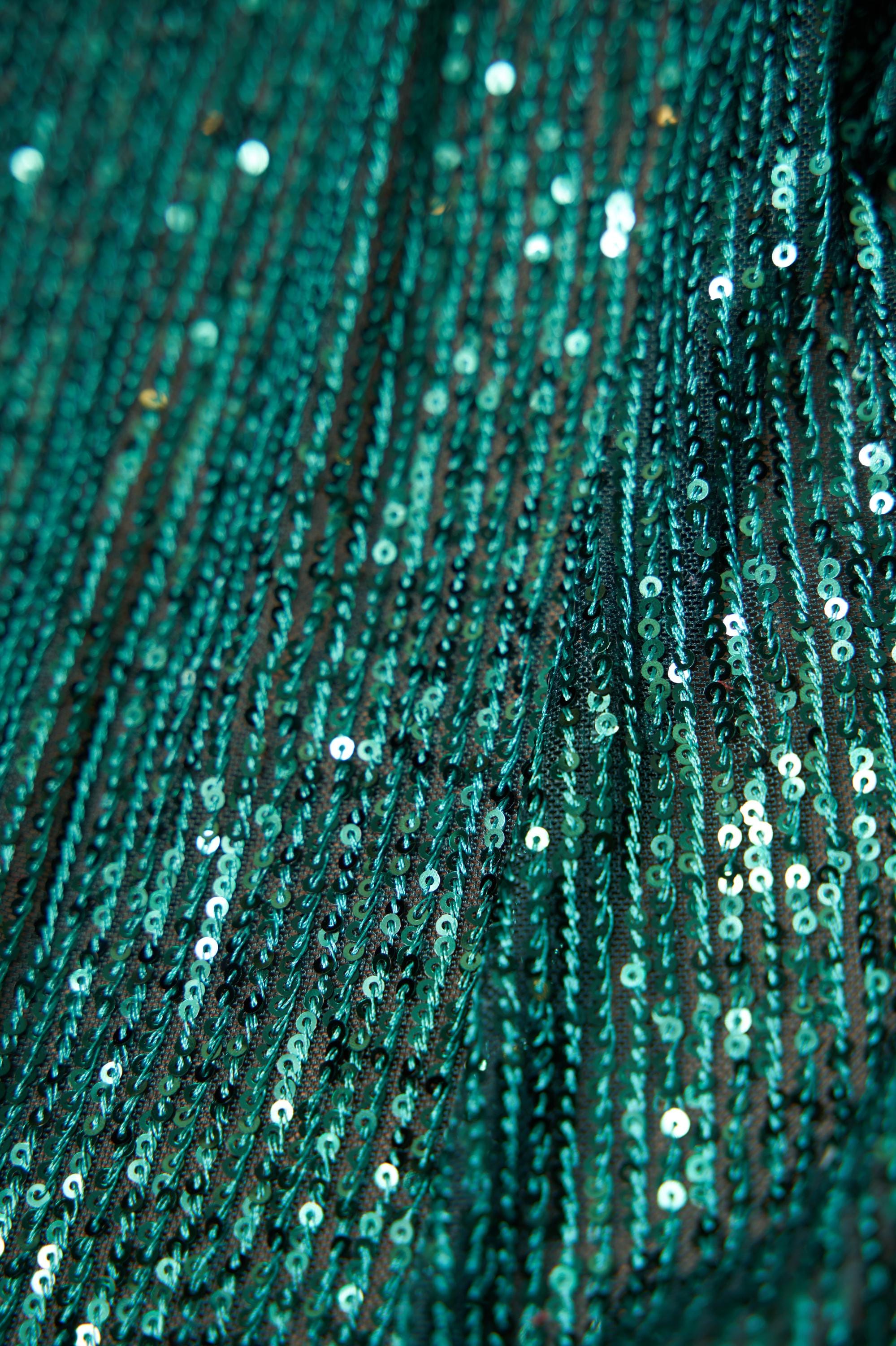 Iridescent Striped Sequin Fabric on Stretch Mesh  Sparkly Sequin Fabric for Dresses, Gowns, Costumes, Evening Wear, DIY Fashion Projects