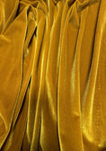 Load image into Gallery viewer, Top-Rated Gold Velvet Stretch Fabric: Luxurious 4-Way Stretch Velvet for Costumes & Bows  Perfect for Your Next Project.
