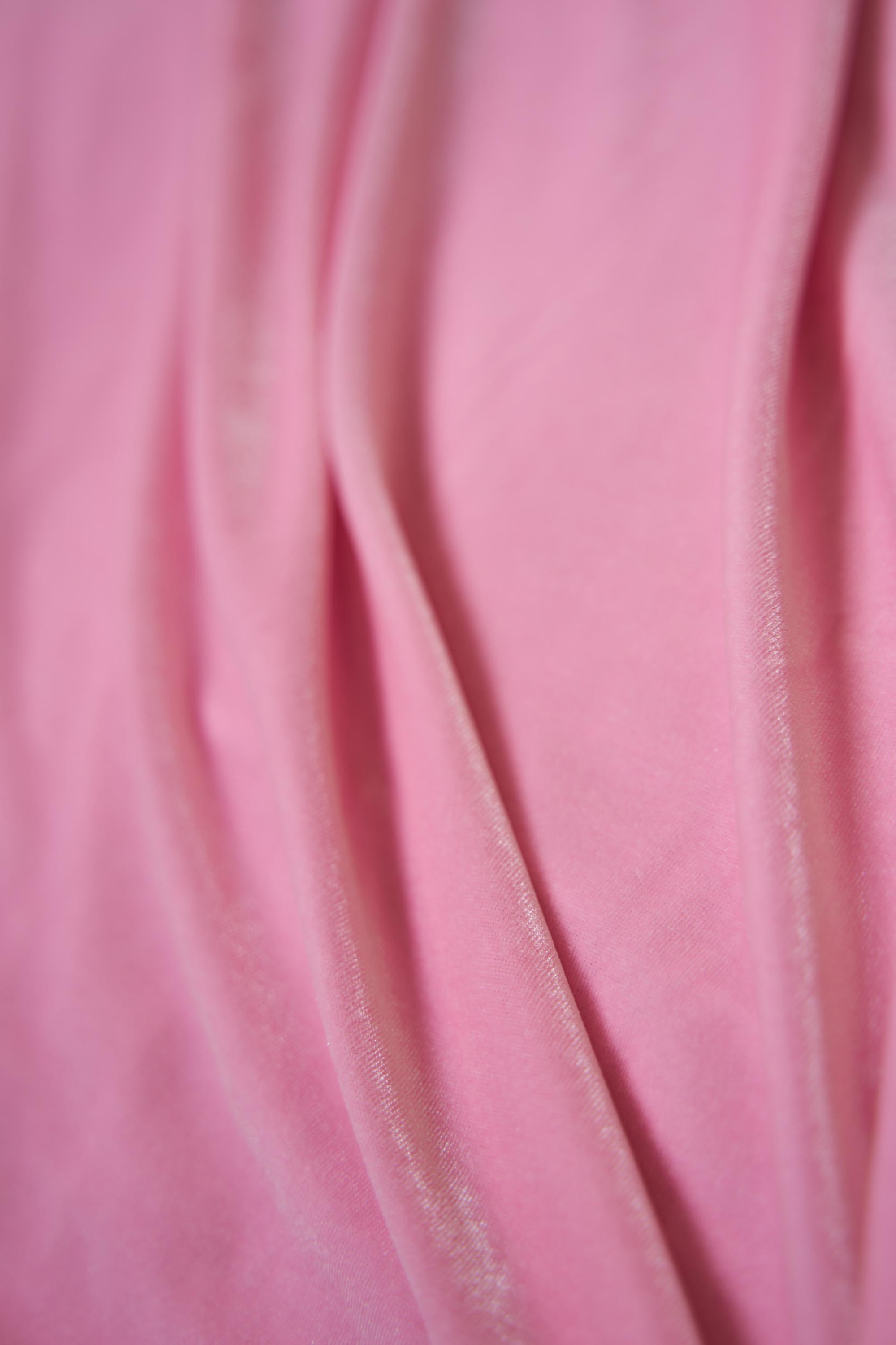 Soft Pink Stretch Velvet Fabric- 4-Way Stretch Dress Material | Perfect for Party Dresses and Crafts -By the Yard for Prom and Evening Gowns