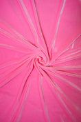 Load image into Gallery viewer, Barbie Pink Velvet Fabric by the Yard | Luxury Stretch Velvet for Dresses | Soft Velvet Fabric for Fashion, Prom and Evening Dresses
