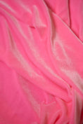 Load image into Gallery viewer, Barbie Pink Velvet Fabric by the Yard | Luxury Stretch Velvet for Dresses | Soft Velvet Fabric for Fashion, Prom and Evening Dresses
