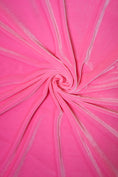 Load image into Gallery viewer, Barbie Pink Velvet Fabric by the Yard | Luxury Stretch Velvet for Dresses | Soft Velvet Fabric for Fashion, Prom and Evening Dresses
