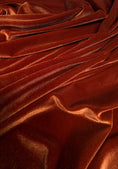 Load image into Gallery viewer, Rust Stretch Velvet Fabric - Premium Velvet by the Yard | Perfect for Party Dresses & Wedding Apparel, Prom Dresses, Evening Gowns. Costumes
