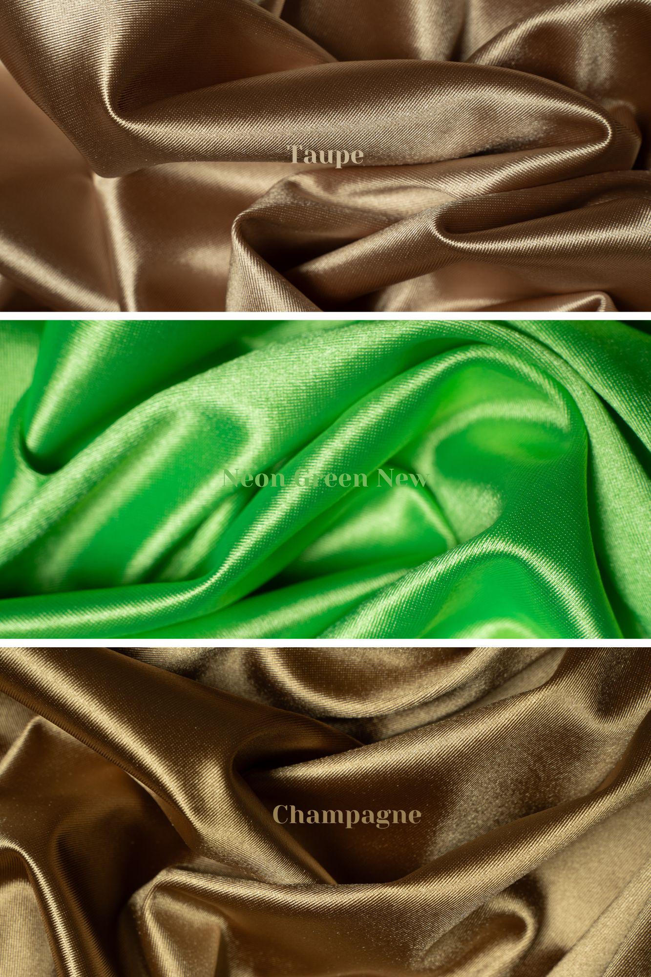 Premium Shiny Nylon Spandex Fabric - Stretchy Fabric by the Yard for Sportswear, Bridal Attire, Evening Dresses, Prom Dresses, Costumes.