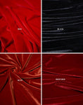 Load image into Gallery viewer, Stretchy Velvet Fabric | Soft Velvet Fabric by the Yard | Luxury 4-Way Stretch Velvet Colors Collection for Costumes & Bows, Prom Dresses
