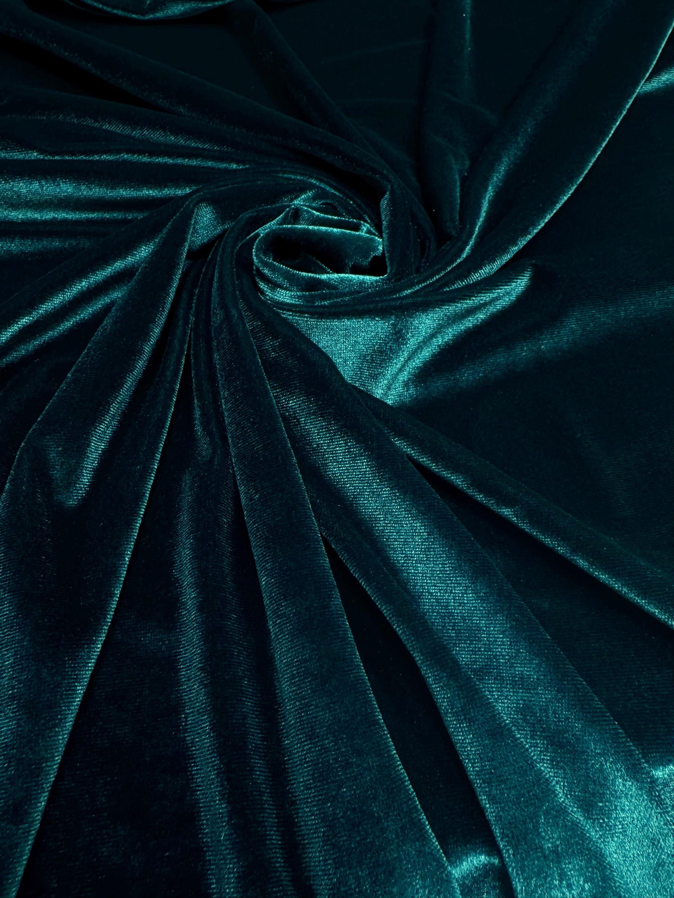 Top-Rated Jade Velvet Stretch Fabric: Luxurious Green Velvet by the Yard for Costumes, Bows & Fashion Designs, Evening and Prom Dresses