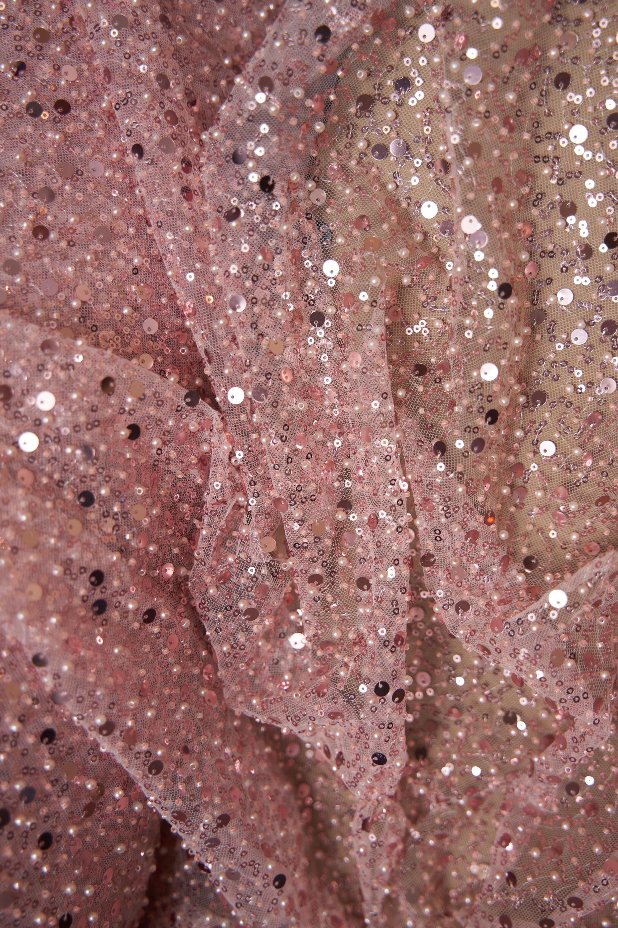 Exclusive Bridal Iridescent Beaded Embroidery Lace Fabric Premium Wedd NEXTSTYLE FABRICS Exclusive Bridal Iridescent Beaded Embroidery Lace Fabric Premium Wedd NEXTSTYLE FABRICS
