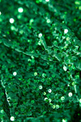 Load image into Gallery viewer, Kelly Green Sequins Velvet Fabric, Stretch Velvet Fashion Fabric, Fabric by the Yard, Shiny Sequin Fabric, Luxury Fabric
