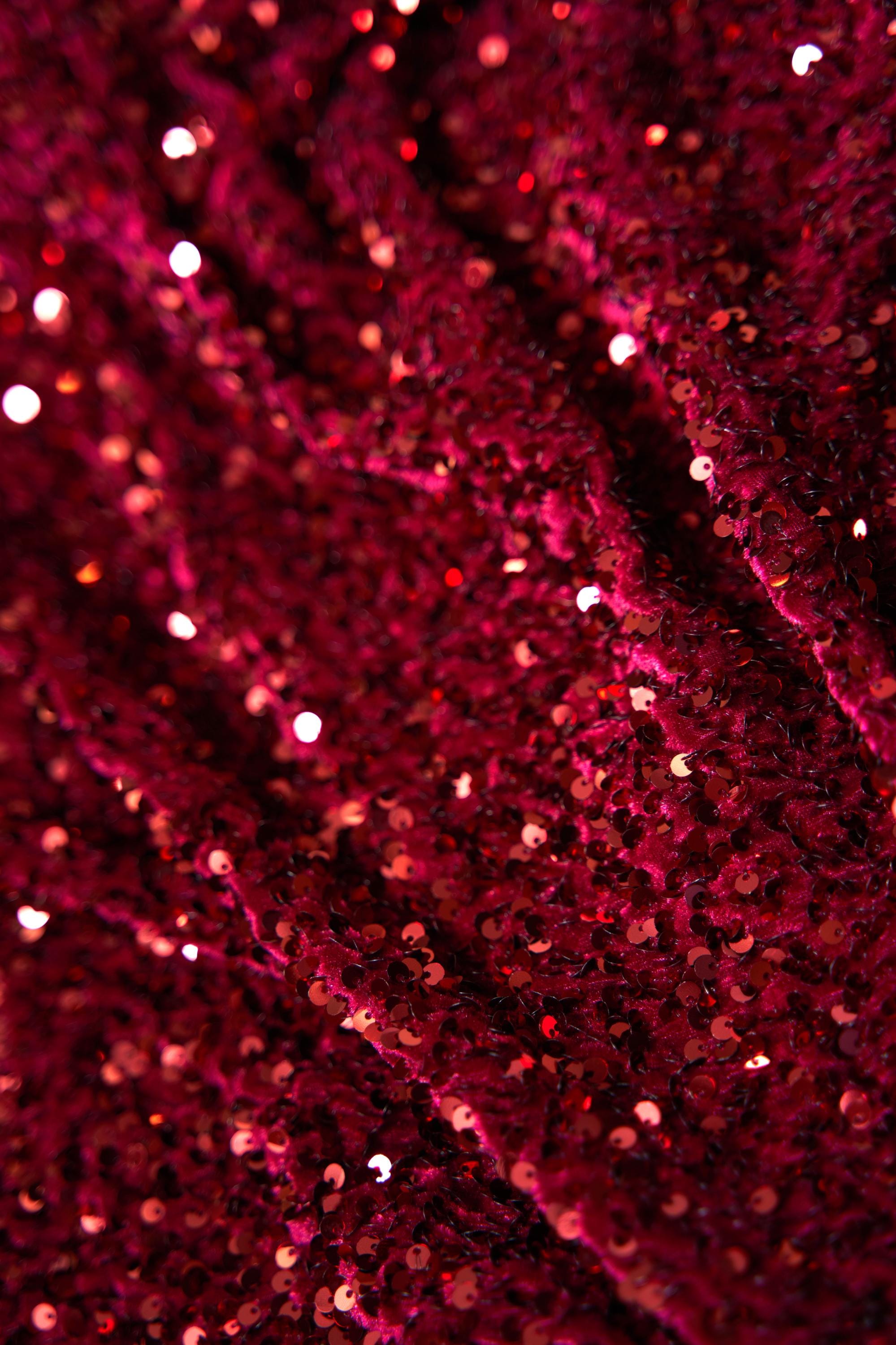 Wine Velvet Sequins Fabric, Shiny Velvet Fabric by the Yard, Luxury Wedding Fabric, Modern Designer Fabric, Fashion Fabric