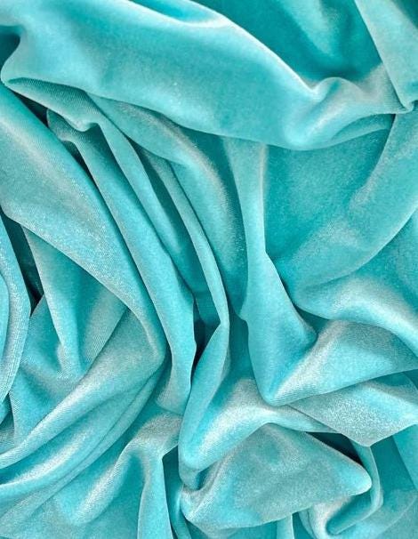 Tiffany Premium Velvet Fabric - 4-Way Stretch Antique Velvet by the Yard | Perfect for Fashion Apparel & Clothing, Prom and Evening Dresses