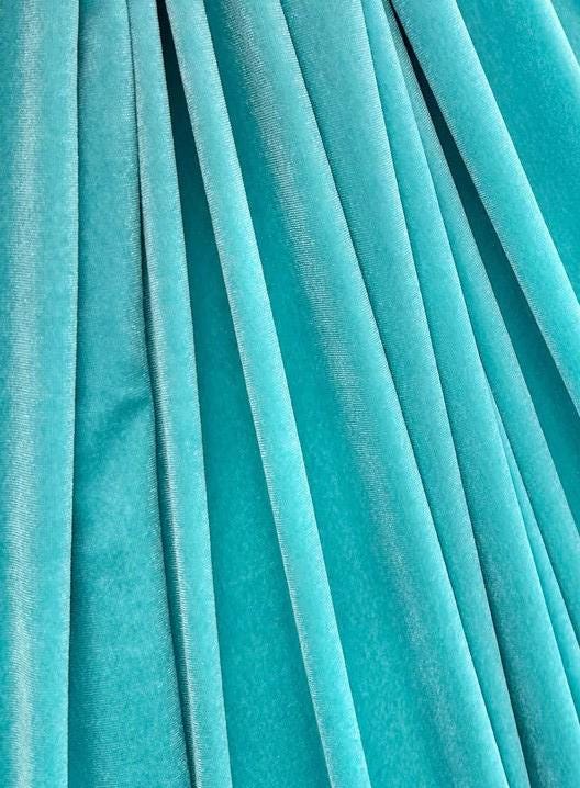 Tiffany Premium Velvet Fabric - 4-Way Stretch Antique Velvet by the Yard | Perfect for Fashion Apparel & Clothing, Prom and Evening Dresses