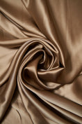 Load image into Gallery viewer, Gold Fabric by the Yard, Luxury Satin Fabric, Sewing Fabric, Stretch Fabric by the Yard, Casual and Festival Apparel Fabric, Dress Fabric
