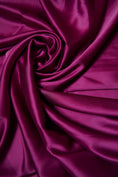 Load image into Gallery viewer, Magenta Shiny Stretch Fabric, Fabric by the Yard, Luxury Satin Fabric, Dress Sewing Fabric, Silk Wedding Fabric, Apparel Fabric
