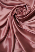 Load image into Gallery viewer, Mauve Satin Fabric, Shiny Stretch Fabric by the Yard, Lightweight Sewing Fabric, Silk Wedding Fabric, Apparel Fabric
