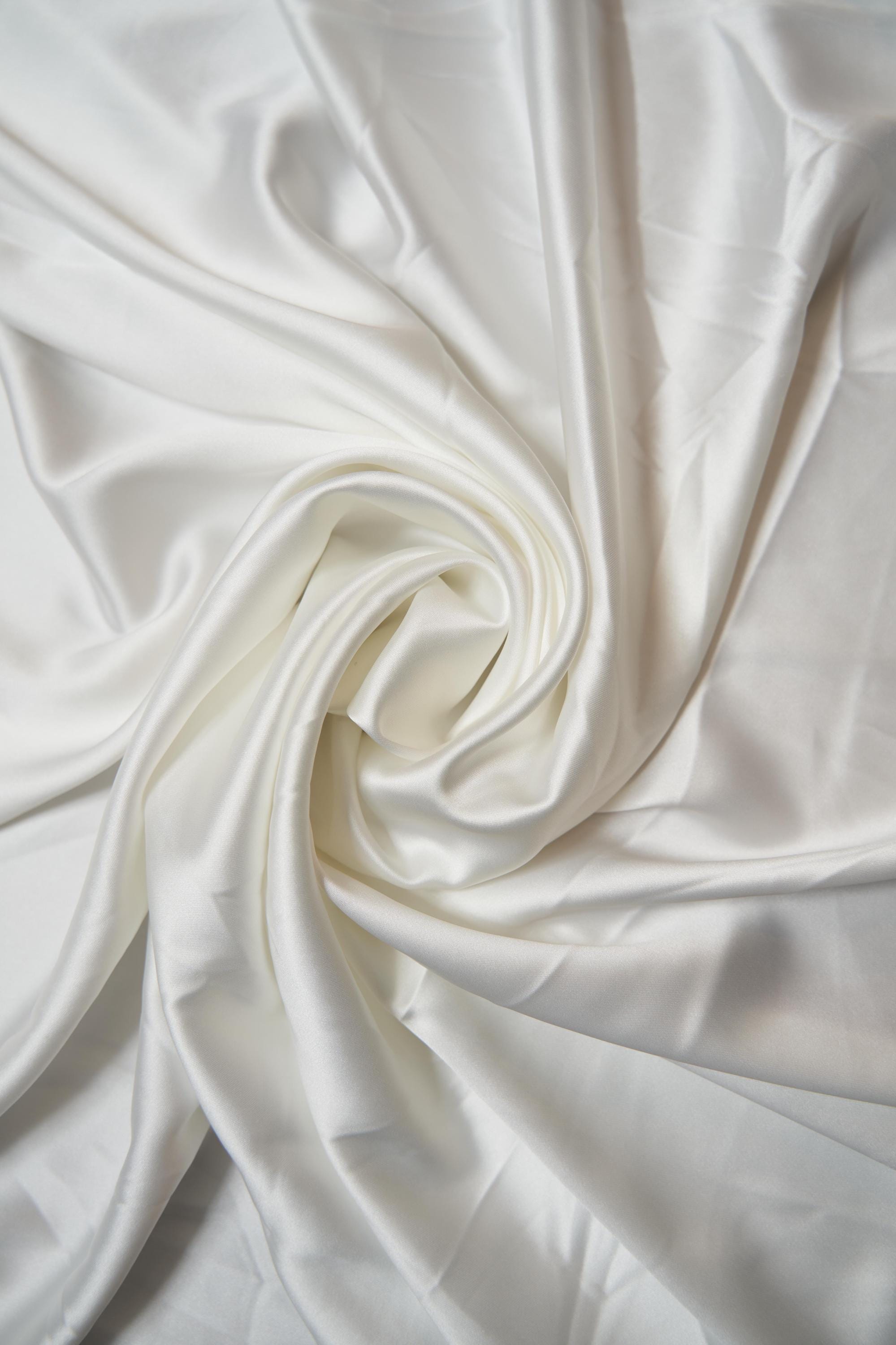 Top Rated Satin, Luxury Stretch Satin, Shiny Stretch Fabric by the Yard, Lightweight Sewing Fabric, Silk Wedding Fabric, Apparel Fabric