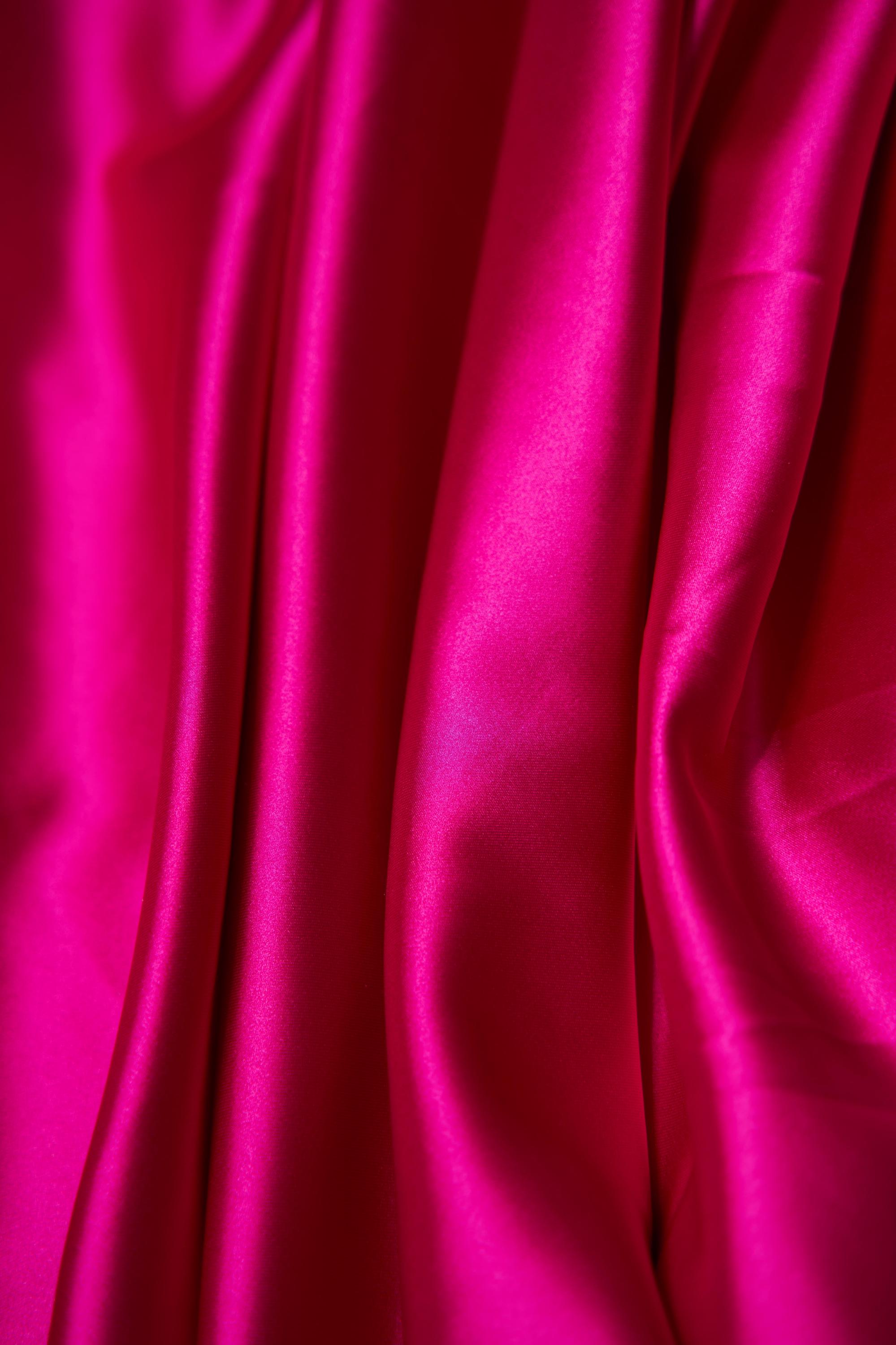 Fuchsia Fabric, Stretch Fabric by the Yard, Luxury Satin Fabric, Quality Sewing Fabric, Casual and Festival Wear, Fabric for Dress