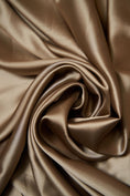 Load image into Gallery viewer, Gold Fabric by the Yard, Luxury Satin Fabric, Sewing Fabric, Stretch Fabric by the Yard, Casual and Festival Apparel Fabric, Dress Fabric
