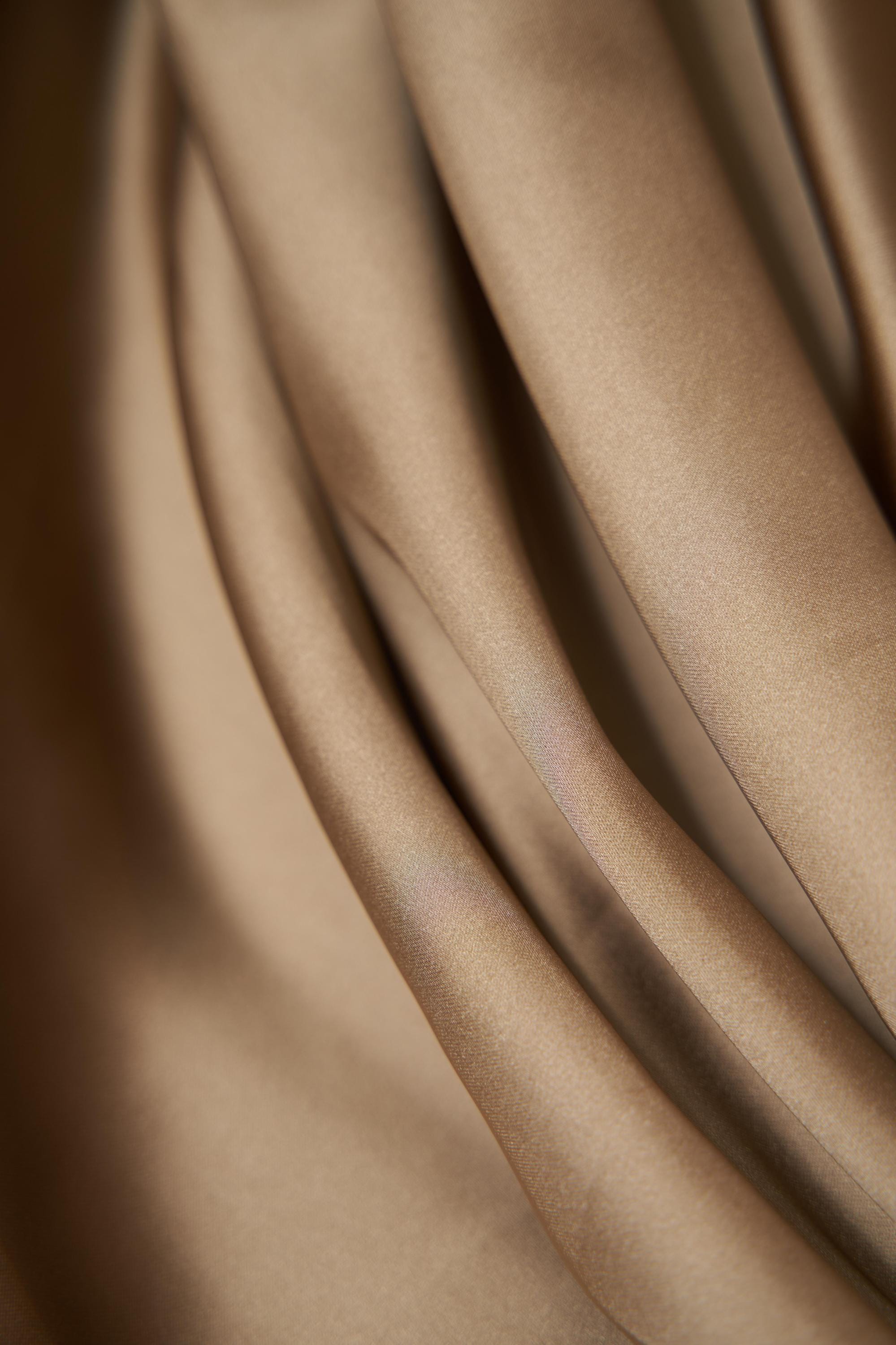 Gold Fabric by the Yard, Luxury Satin Fabric, Sewing Fabric, Stretch Fabric by the Yard, Casual and Festival Apparel Fabric, Dress Fabric