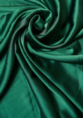 Load image into Gallery viewer, Hunter Fabric, Fabric by the Yard, Luxury Satin Fabric, Hunter Green Sewing Fabric, Stretch Fabric by the Yard, Apparel Fabric
