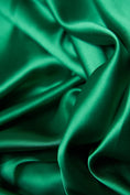 Load image into Gallery viewer, Kelly Green Fabric, Fabric by the Yard, Luxury Satin Fabric, Kelly Green Silk Fabric, Stretch Shiny Fabric, Fabric for Dress
